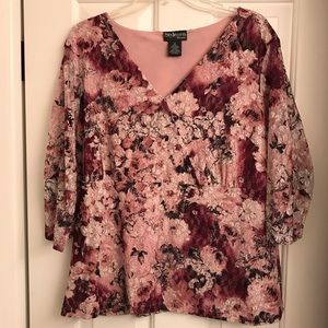 Style & Co. V-Neck Lace Top